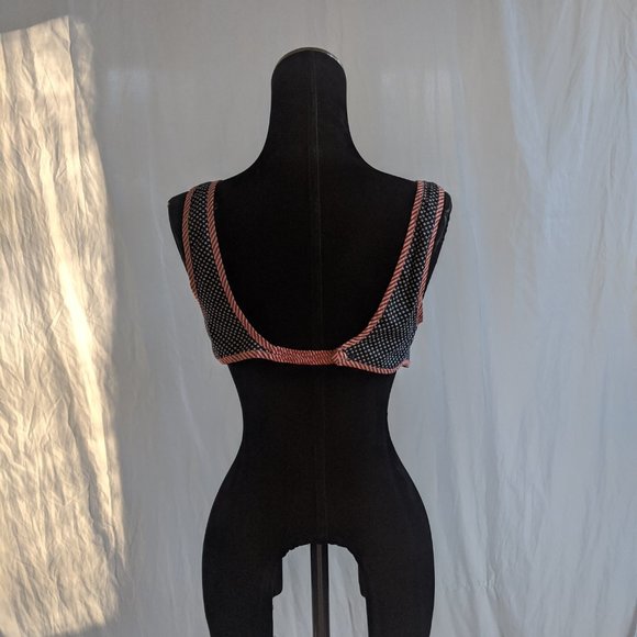 RARE ICONIC AMERICANA vintage American flag bikini top WOMEN'S SIZE LARGE - Picture 4 of 6